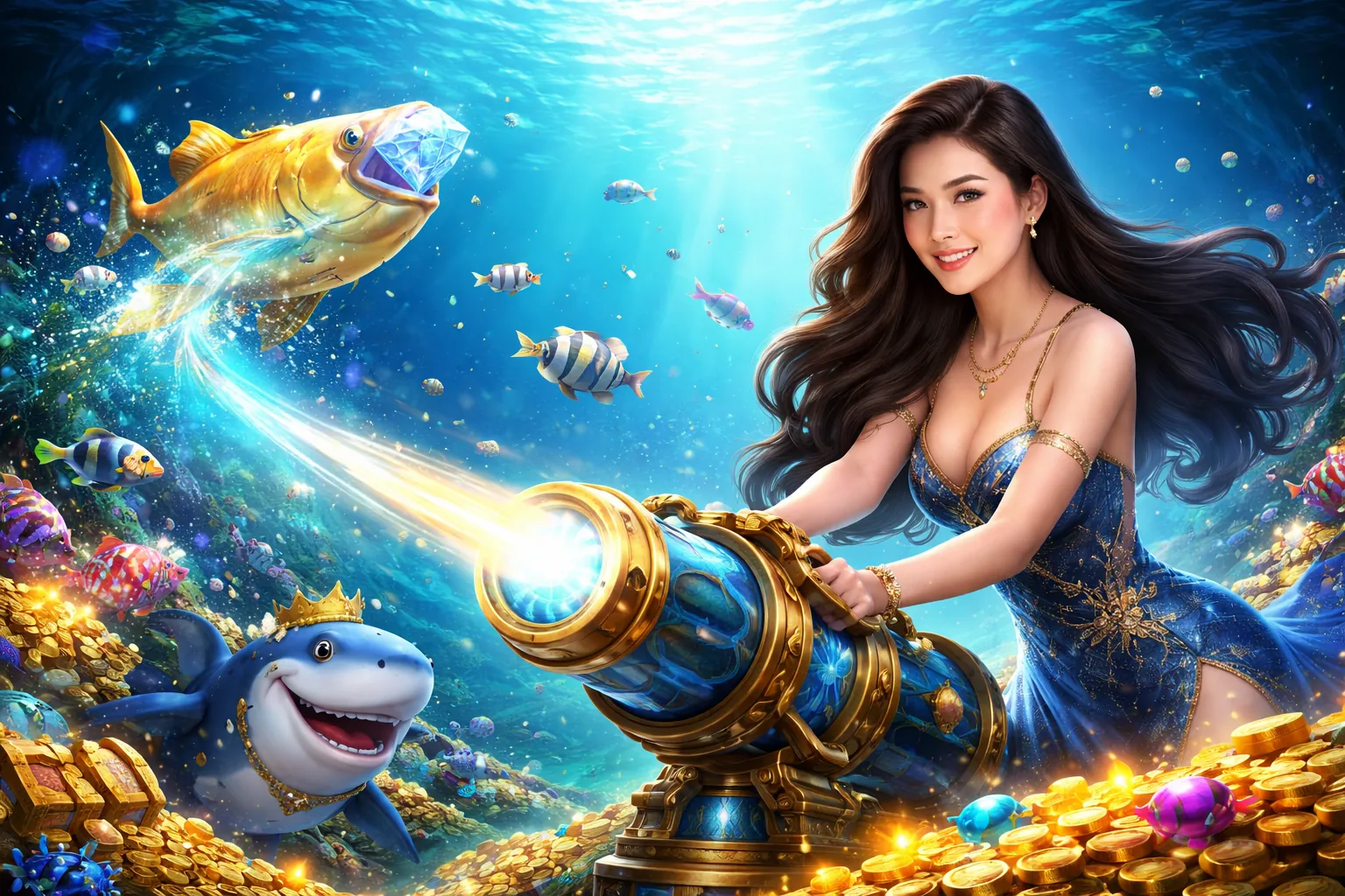 Thế giới bắn cá HZ888 đầy màu sắc